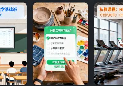 课程预约小程序开发 功能优势