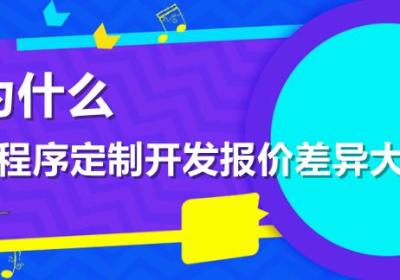 商城小程序定制开发报价为什么差异这么大
